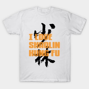 I Love Shaolin Kungfu T-Shirt